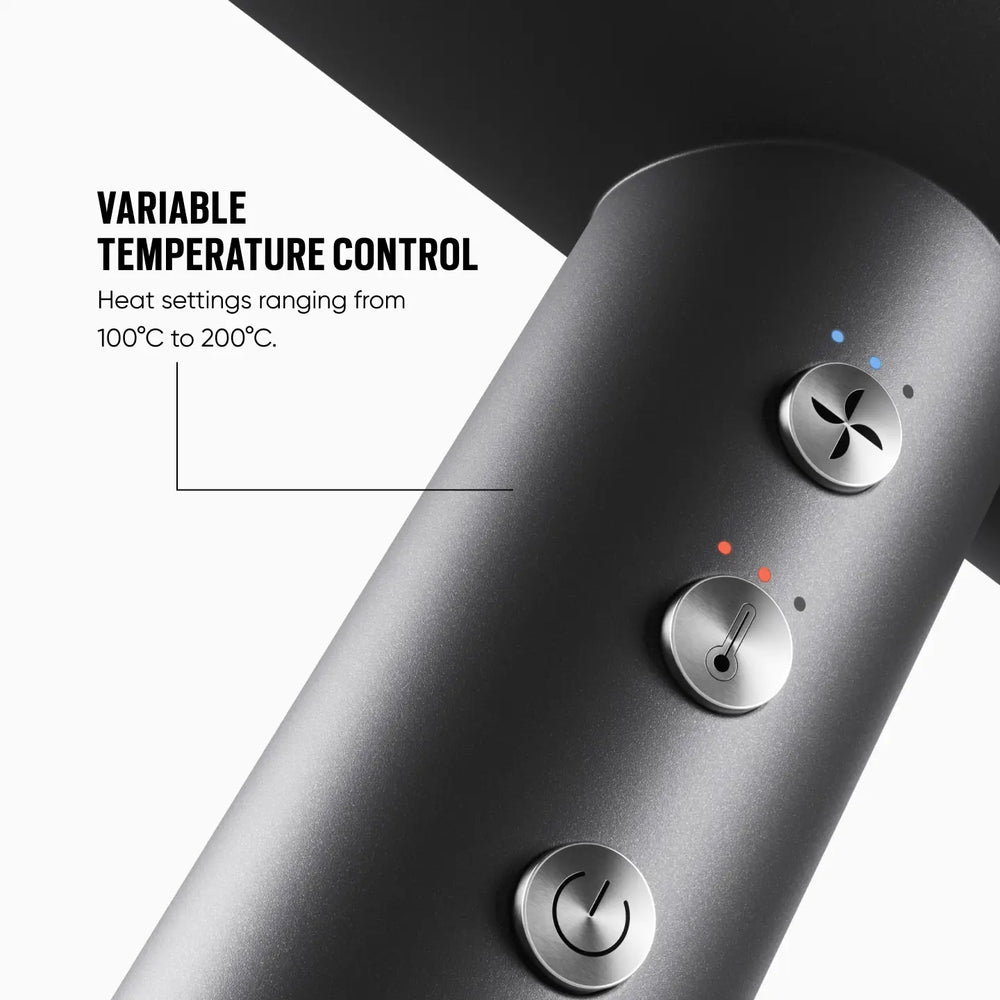 The Luxury Starlight Grey Wide Iron & Airshot Pro Styling Set