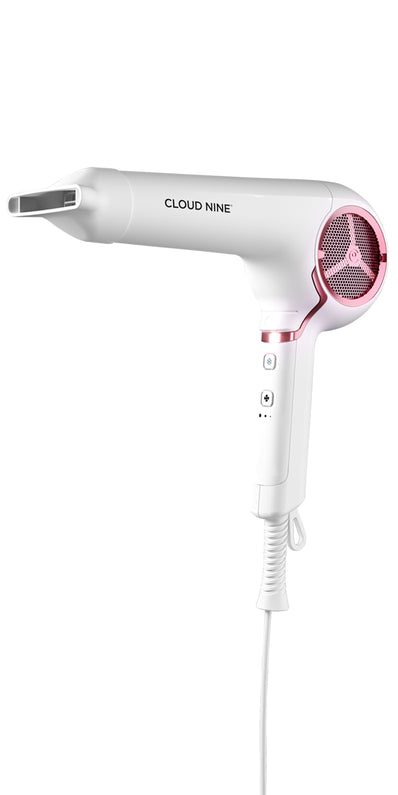 Full view of The Airshot Pro with a concentrator nozzle attached.
