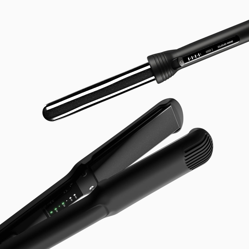 The Wide Iron & The Curling Wand Styling Set