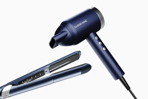 2-in-1 Contouring Iron Pro & Midnight Blue Airshot Pro Styling Set