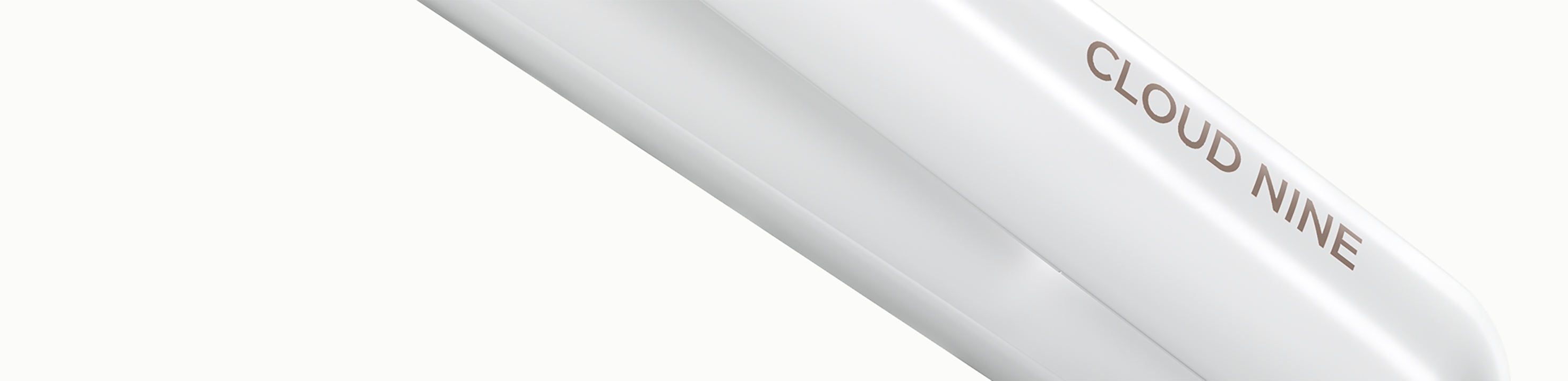 close up shot of cordless iron pro showing the embroidery CLOUD NINE 
