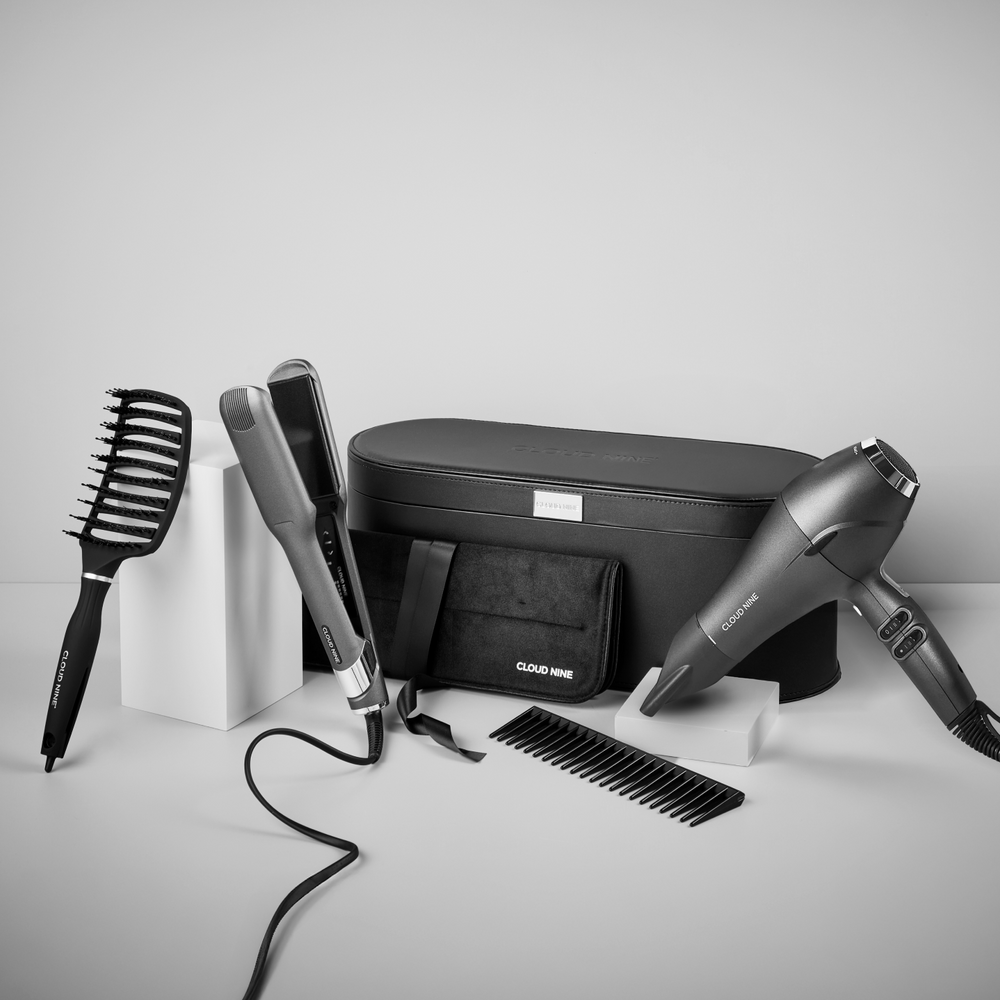 The Luxury Starlight Grey Wide Iron & Airshot Styling Set