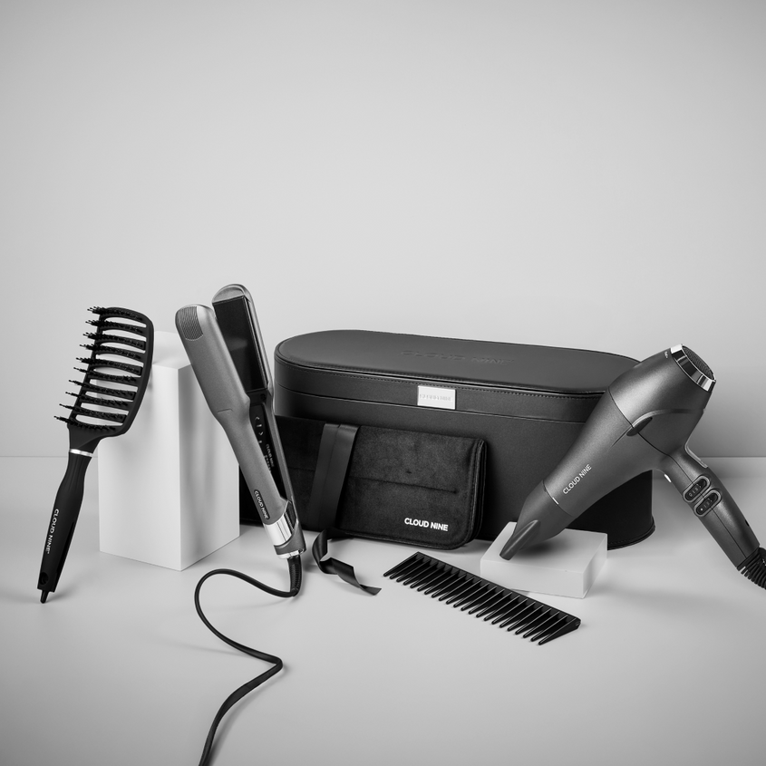 The Luxury Starlight Grey Wide Iron & Airshot Styling Set