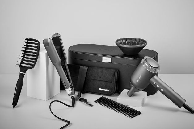 The Luxury Starlight Grey Wide Iron & Airshot Pro Styling Set